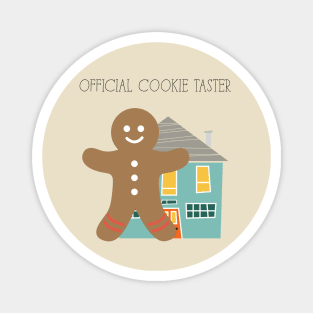 Official Cookie Tester, Gingerbread Man, Funny Christmas, Christmas Baking, Merry Christmas Magnet